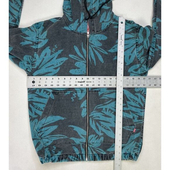 Warriors Of Radness Lightweight Hooded Jacket Men Small Blue Black - Picture 6 of 6